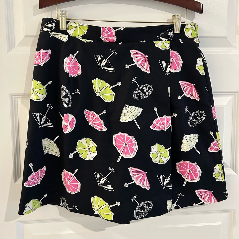 Briggs New York Umbrella Skort Black Pink Size 16